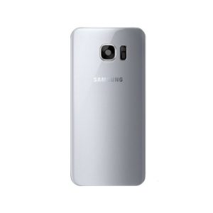Back Cover Samsung S7 Edge – Argent (Générique)