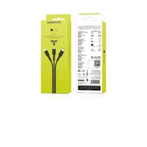 Câble 3 En 1 Type-C / Lightning / Micro USB 1M Borofone X17 Noir
